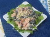 Recette Salade de crevettes et raisins