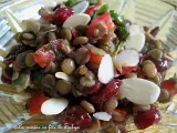 Recette Salade de lentilles, de noix et vinaigre balsamique