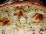 Recette Tarte aux courgettes et tomates confites