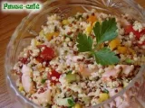 Recette Salade de quinoa aux crevettes