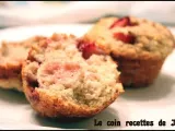 Recette Muffins aux fraises et aux bananes