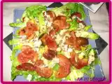 Recette Salade aux figues roties, gingembre et bleu de bresse