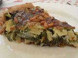 Recette Quiche aux bettes, roquefort et raisins secs