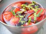 Recette Soupe froide de fruits rouges