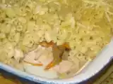 Recette Cassolette de pâtes aux champignons, carottes et dinde fumée