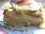Recette Mille feuilles de pommes de terre charlotte aux cèpes