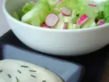 Recette Salade de radis et sa sauce ciboulette