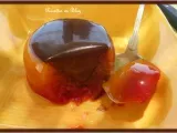 Recette Aspic d'oranges aux framboises et au chocolat noir