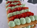 Recette Mille - feuilles pistache-fraise pour les 3 ans de mon blog