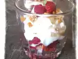 Recette Petites coupes de fruits rouges au fromage blanc