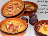 Recette Gratin de mangue & figues aux senteurs de pain d'épices