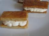 Recette Mini mille feuille à la vanille et/ou au chocolat