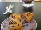 Recette Muffins ultra moelleux aux pépites de chocolat et cranberries