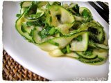 Recette Tagliatelles de courgettes aux herbes fraiches