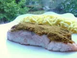 Recette Pavé de saumon en croûte de curry