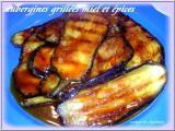 Recette Aubergines grillees au miel et epices