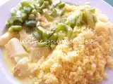 Recette Filet de cabillaud au poivron et à la crème de curry