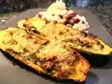 Recette Courgettes gratinées au fromage et aux herbes fraîches