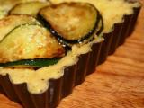 Recette Tarte de polenta aux courgettes