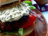 Recette Smokey burger, sauce aux cornichons