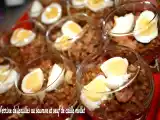 Recette Verrine de lentilles au saumon et oeuf de caille mollet