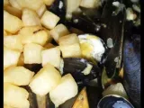Recette Moules marinières au boursin echalote et ciboulette
