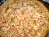 Recette Tarte fine saumon et st jacques