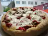 Recette Pizza aux légumes du soleil / pâte à pizza maison