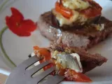 Recette Steak haché à la tomate mozzarella et aubergine