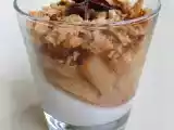 Recette Pannacotta à la vanille, poêlée de pommes à l'orange & brisure de pain d'épices