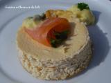 Recette Cheesecake au saumon fumé et sa sauce tartare