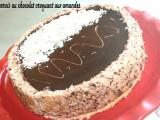 Recette Bavarois au chocolat croquant aux amandes