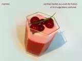 Recette Verrines faciles fraises et sirop de coquelicot