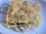 Recette Gratin de courgettes et oignons aux amandes et ravioles de royans