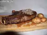 Recette Côte de boeuf aux échalotes et pommes de terre