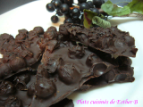 Recette Chocolat aux bleuets