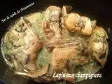 Recette Lapin aux champignons