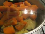 Recette Steak à la purée de carotte au gingembre