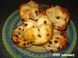 Recette Neujohr stollen (brioches aux pépites de chocolat)