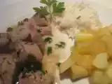 Recette Porc aux pommes, sauce orange et gingembre