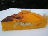 Recette Tarte au potiron, carottes et bleu d'auvergne