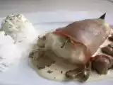 Recette Dos de cabillaud aux champignons