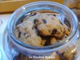 Recette Tendres cookies aux flocons d'avoine, au lait concentré sucré, aux noisettes ou au raisins