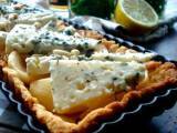 Recette Tarte aux poires & roquefort avec des pignons grillés