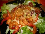 Recette Salade de crevettes tôm kho tàu