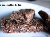 Recette Barres à l'avoine, miel et chocolat