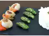 Recette Risotto aux asperges vertes et noix de st jacques