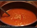 Recette Soupe tomate-poivron-patate douce au vinaigre balsamique