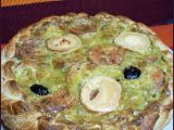 Recette Tarte au chèvre et pesto