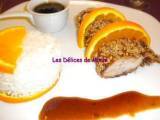 Recette Filet mignon de porc au caramel d'orange